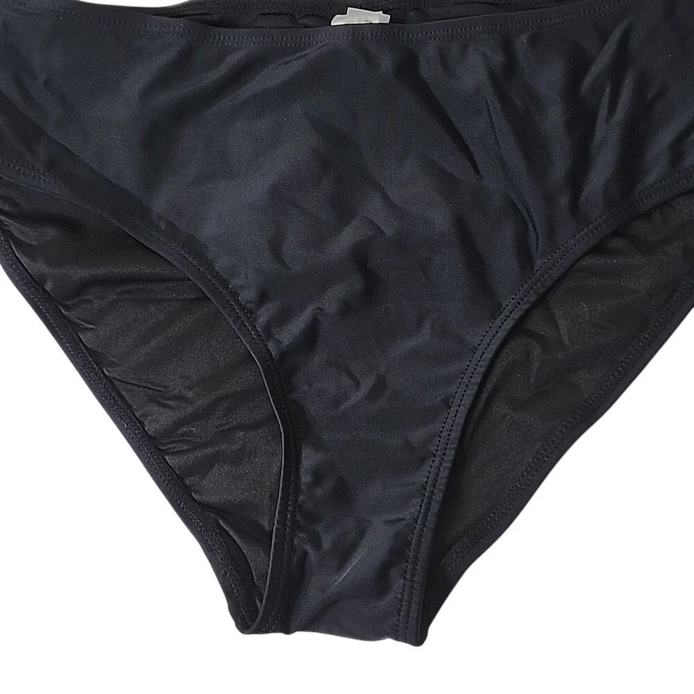 YOUNIQUE Ladies Black‎ Bikini Bottoms Brand New With Label Size M